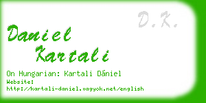 daniel kartali business card